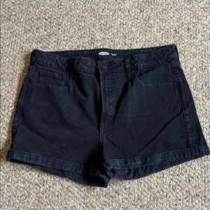 Old Navy Black Jean Shorts